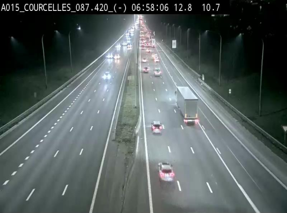 <h2>Webcam autoroute Belgique - Viesville - E42 direction Mons - BK 84.35</h2>