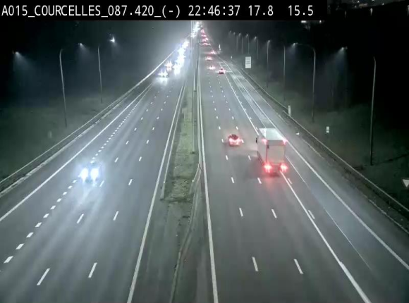 <h2>Webcam autoroute Belgique - Viesville - E42 direction Mons - BK 84.35</h2>