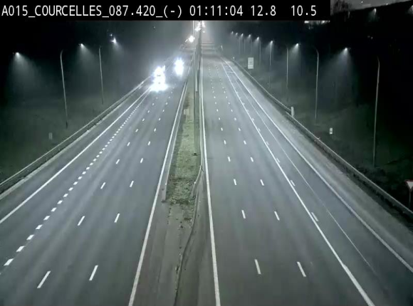 <h2>Webcam autoroute Belgique - Viesville - E42 direction Mons - BK 84.35</h2>