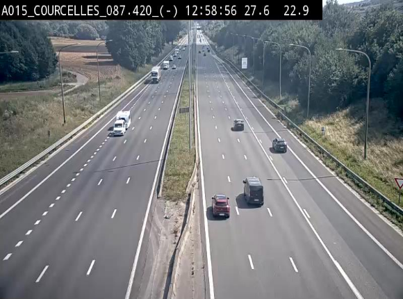 <h2>Webcam autoroute Belgique - Viesville - E42 direction Mons - BK 84.35</h2>