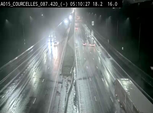 <h2>Webcam autoroute Belgique - Viesville - E42 direction Mons - BK 84.35</h2>