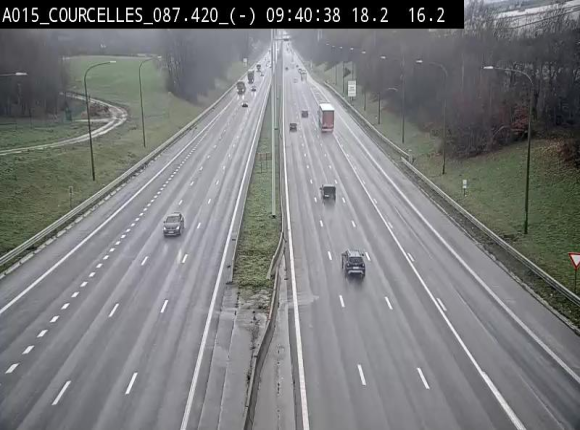 <h2>Webcam autoroute Belgique - Viesville - E42 direction Mons - BK 84.35</h2>