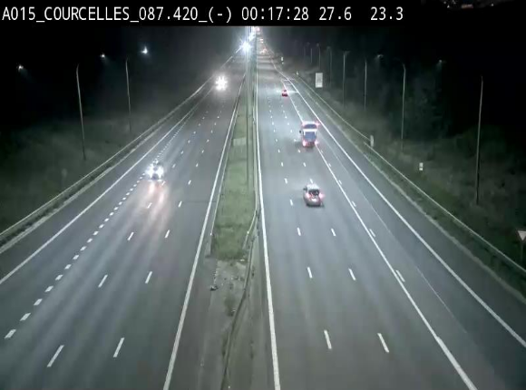 <h2>Webcam autoroute Belgique - Viesville - E42 direction Mons - BK 84.35</h2>