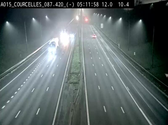 <h2>Webcam autoroute Belgique - Viesville - E42 direction Mons - BK 84.35</h2>