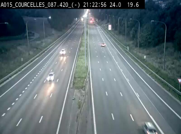 <h2>Webcam autoroute Belgique - Viesville - E42 direction Mons - BK 84.35</h2>