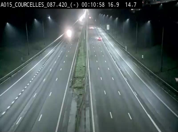 <h2>Webcam autoroute Belgique - Viesville - E42 direction Mons - BK 84.35</h2>