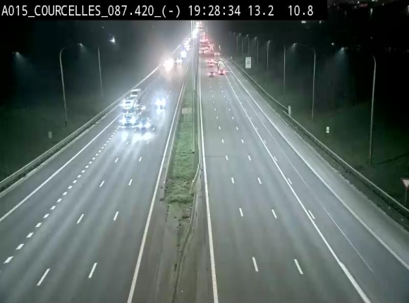 <h2>Webcam autoroute Belgique - Viesville - E42 direction Mons - BK 84.35</h2>
