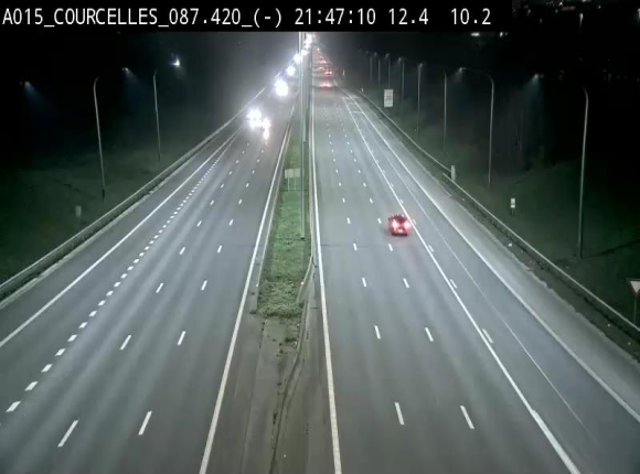 <h2>Webcam autoroute Belgique - Viesville - E42 direction Mons - BK 84.35</h2>