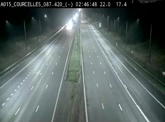 <h2>Webcam autoroute Belgique - Viesville - E42 direction Mons - BK 84.35</h2>