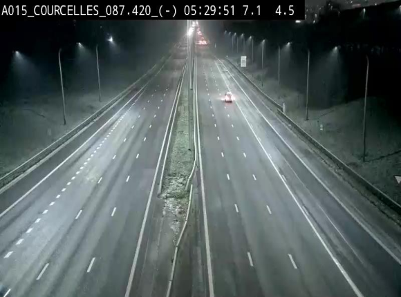 <h2>Webcam autoroute Belgique - Viesville - E42 direction Mons - BK 84.35</h2>