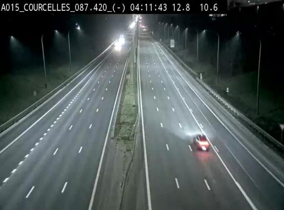 <h2>Webcam autoroute Belgique - Viesville - E42 direction Mons - BK 84.35</h2>