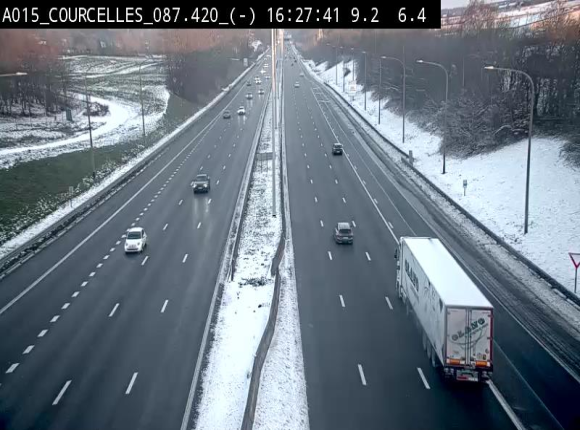 <h2>Webcam autoroute Belgique - Viesville - E42 direction Mons - BK 84.35</h2>