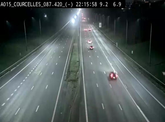 <h2>Webcam autoroute Belgique - Viesville - E42 direction Mons - BK 84.35</h2>