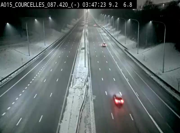 <h2>Webcam autoroute Belgique - Viesville - E42 direction Mons - BK 84.35</h2>