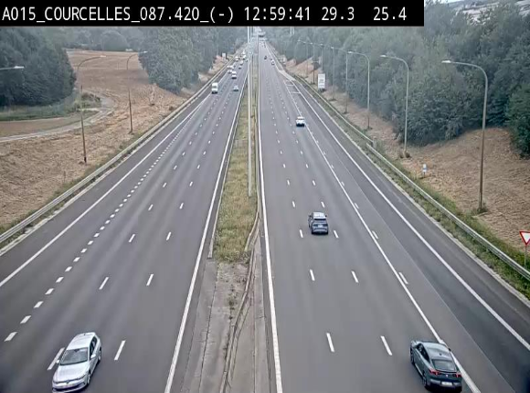 <h2>Webcam autoroute Belgique - Viesville - E42 direction Mons - BK 84.35</h2>