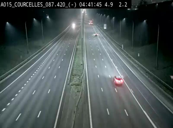 <h2>Webcam autoroute Belgique - Viesville - E42 direction Mons - BK 84.35</h2>