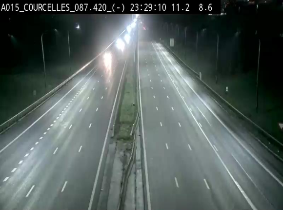 <h2>Webcam autoroute Belgique - Viesville - E42 direction Mons - BK 84.35</h2>