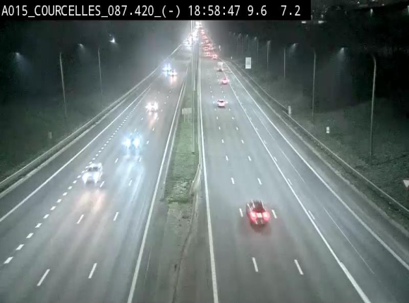 <h2>Webcam autoroute Belgique - Viesville - E42 direction Mons - BK 84.35</h2>