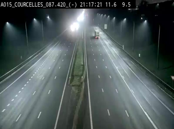 <h2>Webcam autoroute Belgique - Viesville - E42 direction Mons - BK 84.35</h2>