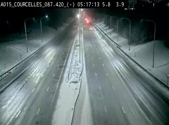 <h2>Webcam autoroute Belgique - Viesville - E42 direction Mons - BK 84.35</h2>