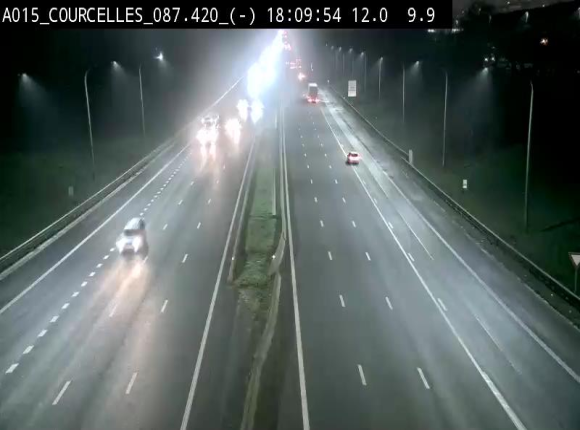 <h2>Webcam autoroute Belgique - Viesville - E42 direction Mons - BK 84.35</h2>
