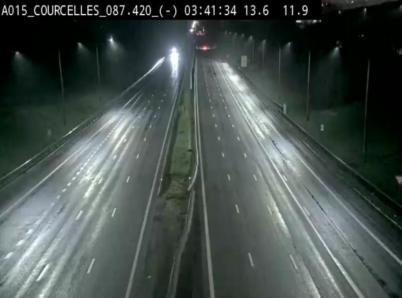 <h2>Webcam autoroute Belgique - Viesville - E42 direction Mons - BK 84.35</h2>