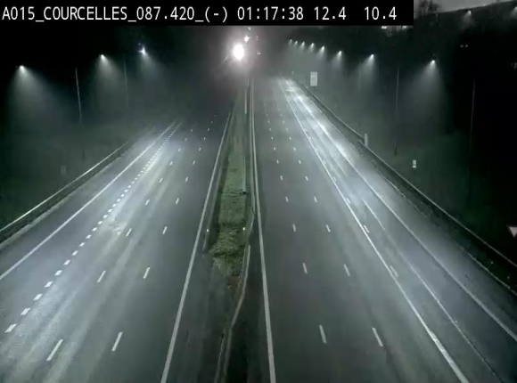 <h2>Webcam autoroute Belgique - Viesville - E42 direction Mons - BK 84.35</h2>