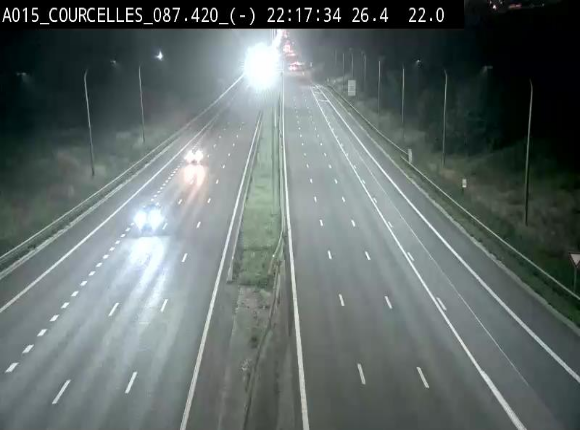 <h2>Webcam autoroute Belgique - Viesville - E42 direction Mons - BK 84.35</h2>