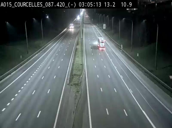 <h2>Webcam autoroute Belgique - Viesville - E42 direction Mons - BK 84.35</h2>