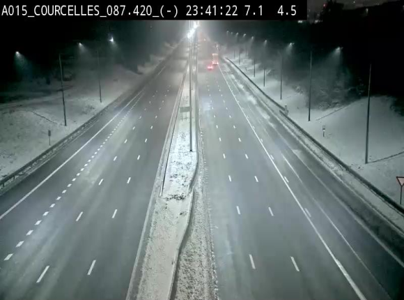 <h2>Webcam autoroute Belgique - Viesville - E42 direction Mons - BK 84.35</h2>