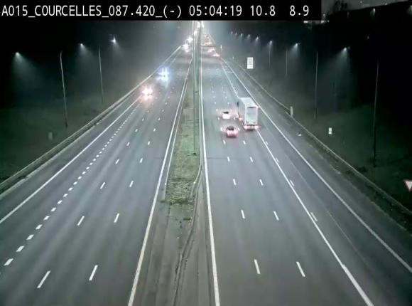 <h2>Webcam autoroute Belgique - Viesville - E42 direction Mons - BK 84.35</h2>