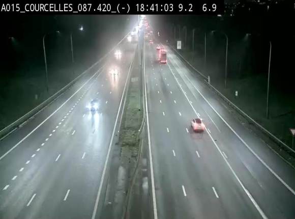 <h2>Webcam autoroute Belgique - Viesville - E42 direction Mons - BK 84.35</h2>