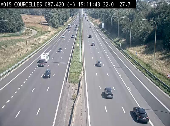 <h2>Webcam autoroute Belgique - Viesville - E42 direction Mons - BK 84.35</h2>