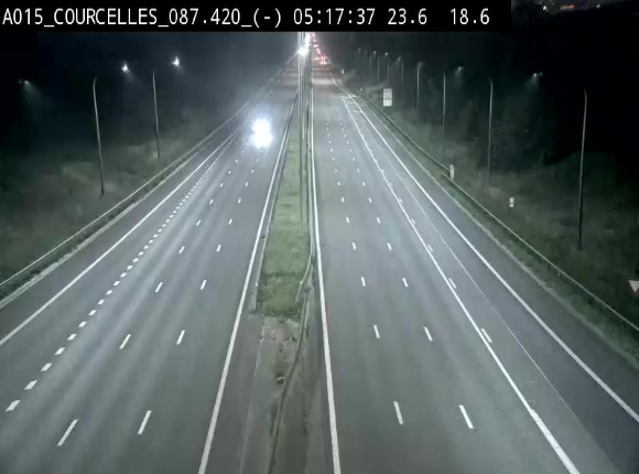 <h2>Webcam autoroute Belgique - Viesville - E42 direction Mons - BK 84.35</h2>
