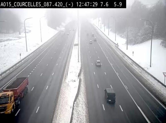 <h2>Webcam autoroute Belgique - Viesville - E42 direction Mons - BK 84.35</h2>
