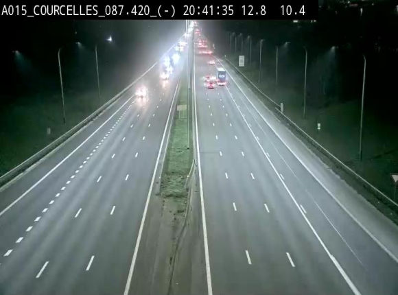 <h2>Webcam autoroute Belgique - Viesville - E42 direction Mons - BK 84.35</h2>