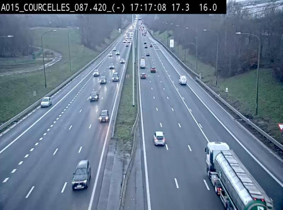 <h2>Webcam autoroute Belgique - Viesville - E42 direction Mons - BK 84.35</h2>