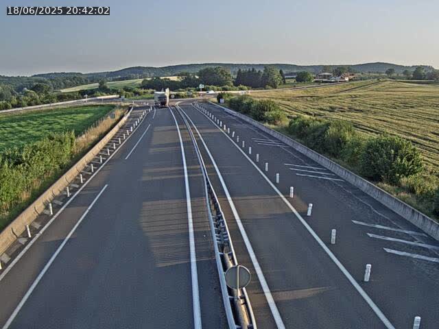 <h2>Webcam sur la N19 à Amblans-et-Velotte, à proximité de Lure, vers Vesoul</h2>