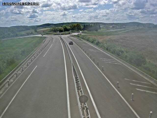 Webcam sur la N19 à Amblans-et-Velotte, à proximité de Lure, vers Vesoul