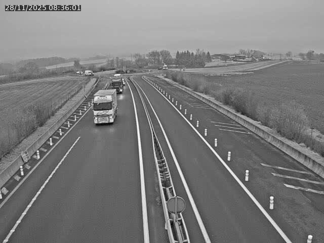 Webcam sur la N19 à Amblans-et-Velotte, à proximité de Lure, vers Vesoul