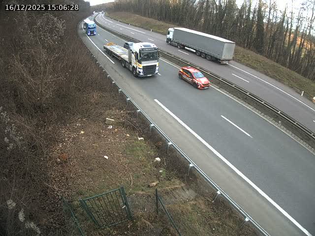<h2>Caméra autoroute France - N52, Crusnes vers Belgique, Luxembourg</h2>