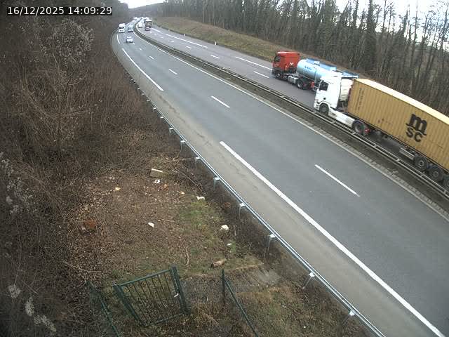 <h2>Caméra autoroute France - N52, Crusnes vers Belgique, Luxembourg</h2>