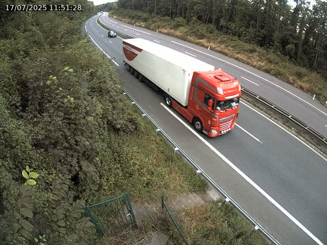 <h2>Caméra autoroute France - N52, Crusnes vers Belgique, Luxembourg</h2>