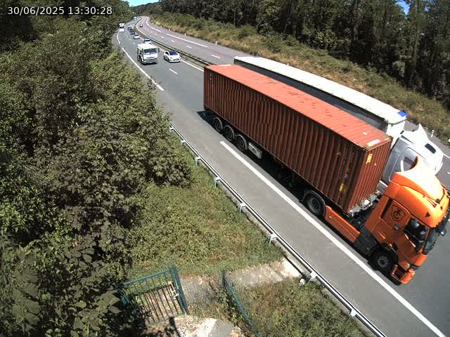 <h2>Caméra autoroute France - N52, Crusnes vers Belgique, Luxembourg</h2>