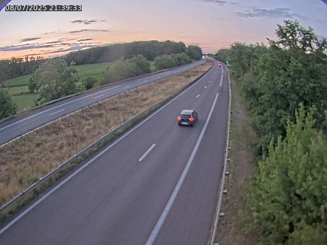 Caméra autoroute France - A31, Fey direction Metz