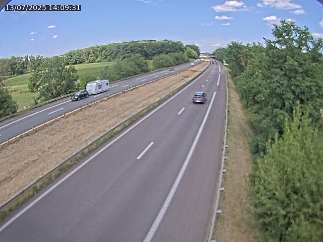 Caméra autoroute France - A31, Fey direction Metz