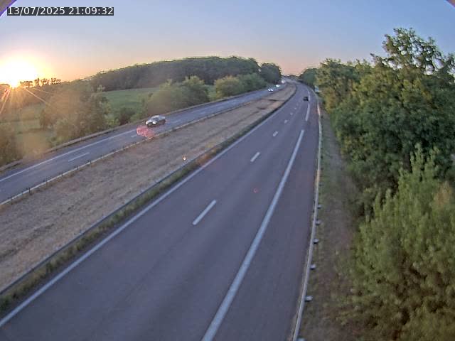 Caméra autoroute France - A31, Fey direction Metz