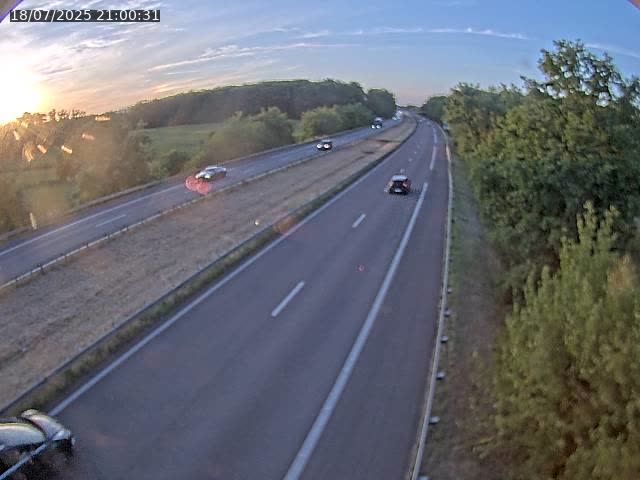 Caméra autoroute France - A31, Fey direction Metz
