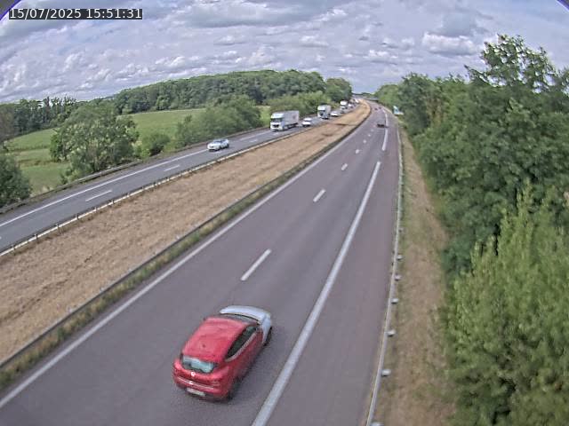Caméra autoroute France - A31, Fey direction Metz