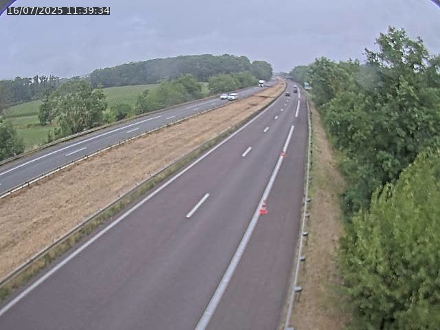 Caméra autoroute France - A31, Fey direction Metz